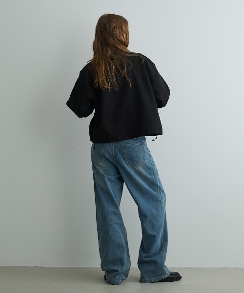 Mirette(ミレット)の「ボリュームスリーブショートブルゾン / Volume Sleeve Short Blouson(ブルゾン・レディース・ベージュ/グレー/ブラック・MEDIUM/SMALL)」の16枚目の写真