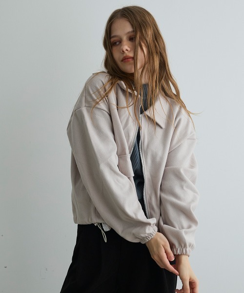 Mirette(ミレット)の「ボリュームスリーブショートブルゾン / Volume Sleeve Short Blouson(ブルゾン・レディース・ベージュ/グレー/ブラック・MEDIUM/SMALL)」の19枚目の写真
