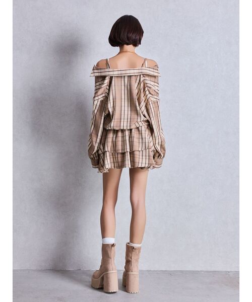 GYDA(ジェイダ)の「フェイクムートンplatformショートブーツ(ブーツ・レディース・ベージュ/ブラック・SMALL/MEDIUM/LARGE)」の11枚目の写真