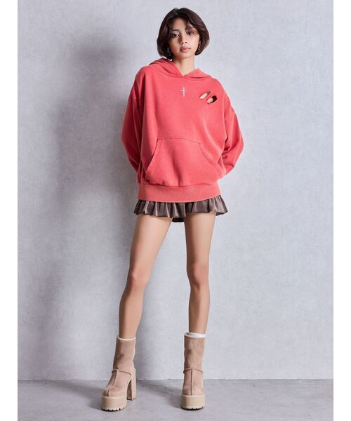 GYDA(ジェイダ)の「フェイクムートンplatformショートブーツ(ブーツ・レディース・ベージュ/ブラック・SMALL/MEDIUM/LARGE)」の18枚目の写真