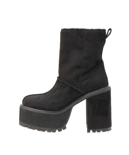 GYDA(ジェイダ)の「フェイクムートンplatformショートブーツ(ブーツ・レディース・ベージュ/ブラック・SMALL/MEDIUM/LARGE)」の21枚目の写真