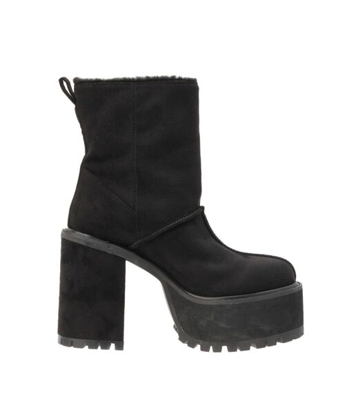 GYDA(ジェイダ)の「フェイクムートンplatformショートブーツ(ブーツ・レディース・ベージュ/ブラック・SMALL/MEDIUM/LARGE)」の22枚目の写真