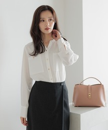 Andemiu | キンボタンサファリシャツ長袖595912(シャツ/ブラウス)