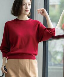 ワインレッド l ニット」に該当するニット/セーターファッション