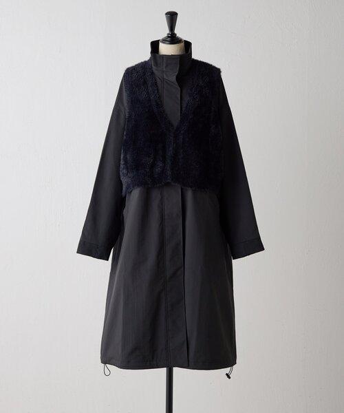 ベスト付き馬刺しゅうコート【SUM1 STYLE(スミスタイル)】（その他