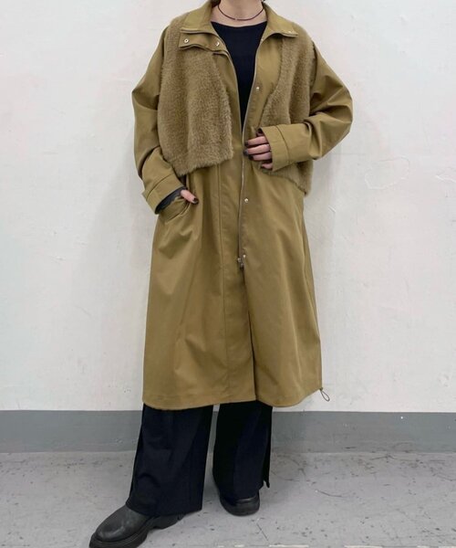 ベスト付き馬刺しゅうコート【SUM1 STYLE(スミスタイル)】（その他