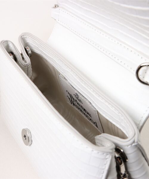 Vivienne Westwood(ヴィヴィアンウエストウッド)の「HAZEL SMALL HANDBAG(トートバッグ・レディース・ブラック/ホワイト/ローズ・FREE)」の10枚目の写真