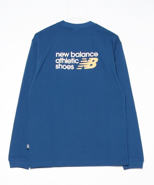 NEW BALANCE(ニューバランス)の「Athletics プレミアムロゴロングスリーブTシャツ(Tシャツ/カットソー・メンズ・ライトベージュ/コバルトブルー・LARGE/X-LARGE/XX-LARGE/SMALL/MEDIUM)」の19枚目の写真
