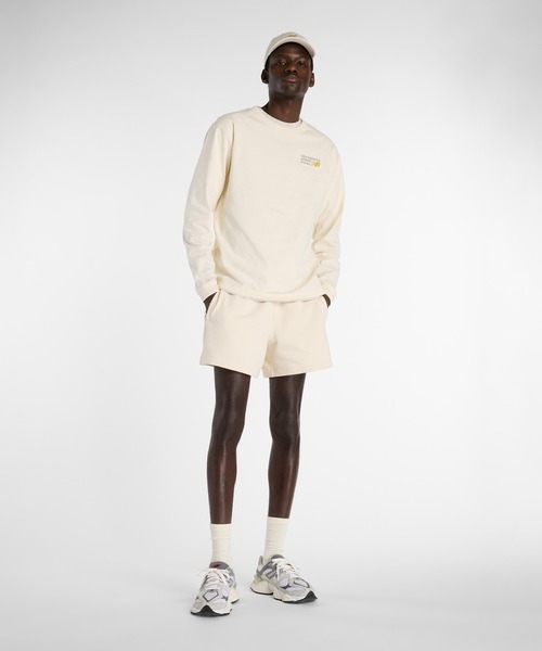 NEW BALANCE(ニューバランス)の「Athletics プレミアムロゴロングスリーブTシャツ(Tシャツ/カットソー・メンズ・ライトベージュ/コバルトブルー・LARGE/X-LARGE/XX-LARGE/SMALL/MEDIUM)」の17枚目の写真