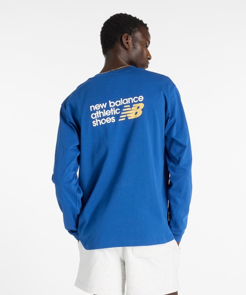 NEW BALANCE(ニューバランス)の「Athletics プレミアムロゴロングスリーブTシャツ(Tシャツ/カットソー・メンズ・ライトベージュ/コバルトブルー・LARGE/X-LARGE/XX-LARGE/SMALL/MEDIUM)」の20枚目の写真