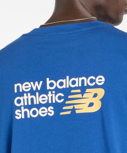 NEW BALANCE(ニューバランス)の「Athletics プレミアムロゴロングスリーブTシャツ(Tシャツ/カットソー・メンズ・ライトベージュ/コバルトブルー・LARGE/X-LARGE/XX-LARGE/SMALL/MEDIUM)」の12枚目の写真