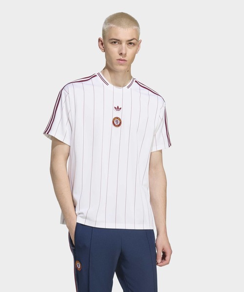 ハ*ー様 ビンテージ　00s ディアドラ　メンズM ユニフォーム　アストンヴィラ adidas tシャツ アストン・ヴィラ FC 25/26 アウェイ