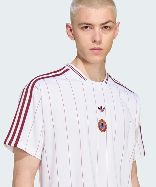 adidas(アディダス)の「アストン・ヴィラFC テラスアイコン ジャージー / アディダス adidas(Tシャツ/カットソー・メンズ・ホワイト・XX-LARGE/XXX-LARGE/LARGE/MEDIUM/SMALL/X-LARGE)」の6枚目の写真