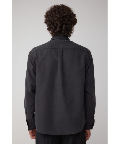 AZUL by moussy(アズールバイマウジー)の「パネルスウィッチングフェイクスウェードシャツ(シャツ/ブラウス・メンズ・ブラック系その他/グレー系その他・MEDIUM/LARGE)」の8枚目の写真
