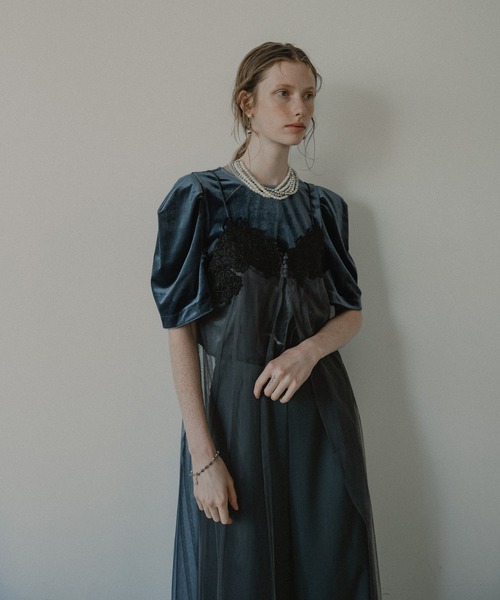 Layered velor dress（パンツドレス）｜et.UNiVER（エト