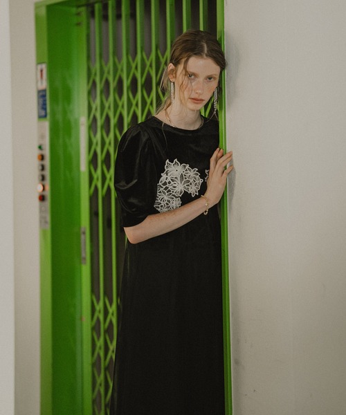 et.UNIVER エトユニヴェール et.UNiVER エト.ユニヴェール ビックカラーセットアップドレス