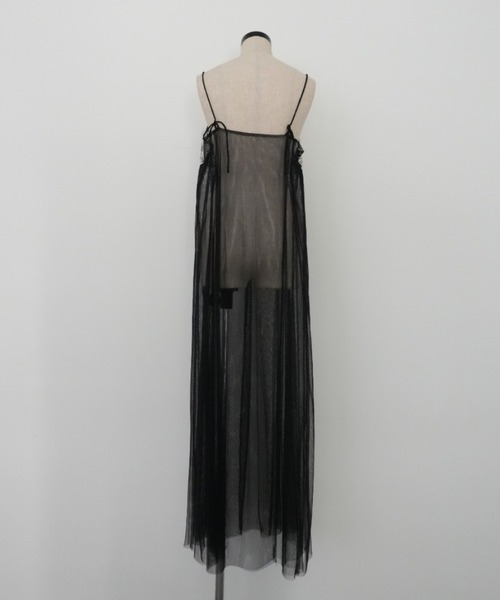 Layered velor dress（パンツドレス）｜et.UNiVER（エトユニベール）の