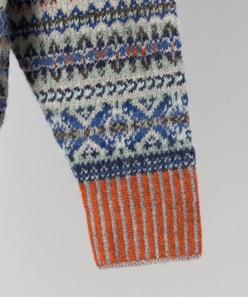 LOEFF(ロエフ)の「<LOEFF>ブルーバード ジャガード ニット プルオーバー UNISEX(ニット/セーター・レディース・ロイヤルブルー・2/0)」の18枚目の写真