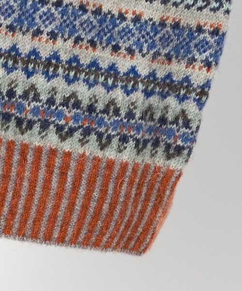 LOEFF(ロエフ)の「<LOEFF>ブルーバード ジャガード ニット プルオーバー UNISEX(ニット/セーター・レディース・ロイヤルブルー・2/0)」の19枚目の写真