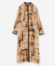 R-ISM（リズム）の「【オリジナルプリント】パッチワークチェックワンピース（ワンピース）」