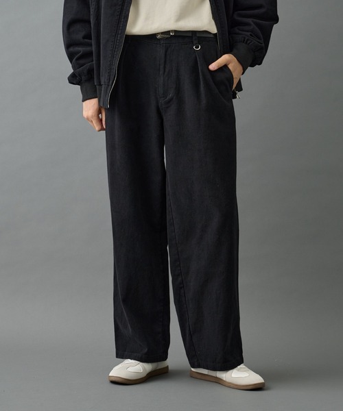 COLONY 2139(コロニートゥーワンスリーナイン)の「バイオ加工ブラッシュツイルパンツ(チノパンツ・メンズ・ブラック/ブラウン・LARGE/MEDIUM)」の3枚目の写真