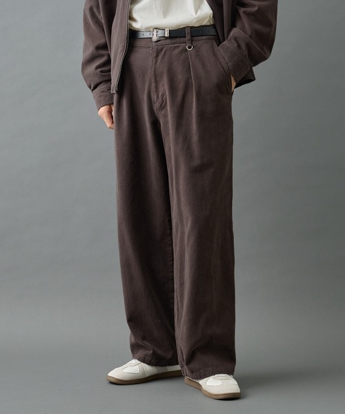 COLONY 2139(コロニートゥーワンスリーナイン)の「バイオ加工ブラッシュツイルパンツ(チノパンツ・メンズ・ブラック/ブラウン・LARGE/MEDIUM)」の7枚目の写真