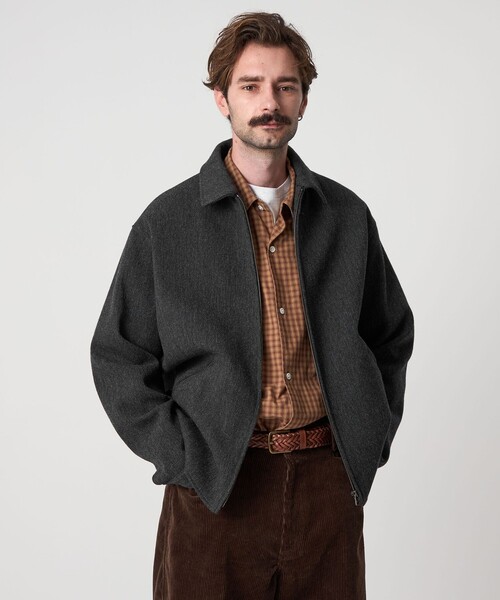 Steven Alan（スティーブンアラン）の「＜Steven Alan＞ クッキークロス ワーク ブルゾン（ブルゾン・メンズ・ブラック/グレー・M/S/XL/L）」の11枚目の写真