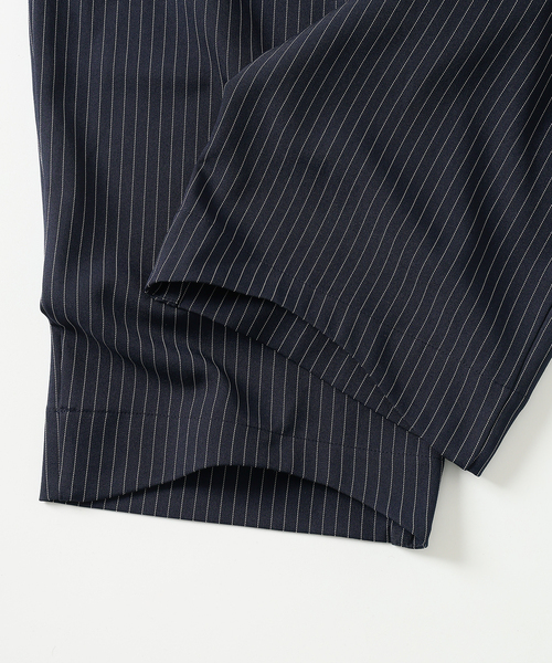 JOURNAL STANDARD relume（ジャーナルスタンダード　レリューム）の「ヒールカット ルーズ スラックス（スラックス・メンズ・チャコールグレー/ブラック/ネイビー・SMALL/MEDIUM/LARGE）」の7枚目の写真