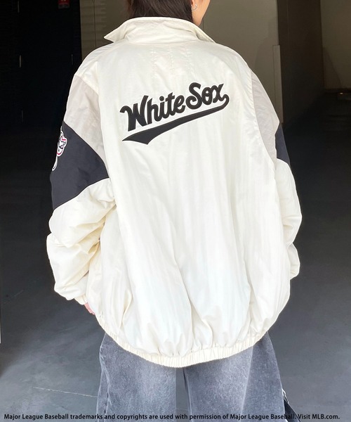 BACK TO THE FIELD(バック トゥー ザ フィールド)の「【MLB】配色ナイロンブルゾン(その他アウター・レディース・ネイビー/オフホワイト/ブラック・FREE)」の15枚目の写真