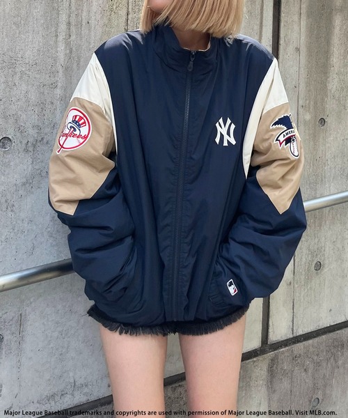 BACK TO THE FIELD(バック トゥー ザ フィールド)の「【MLB】配色ナイロンブルゾン(その他アウター・レディース・ネイビー/オフホワイト/ブラック・FREE)」の17枚目の写真