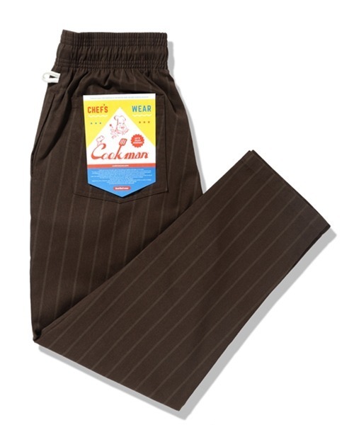 COOKMAN(クックマン)の「Cookman クックマン シェフパンツ Chef Pants Stripe Muddy Coffee(その他パンツ・メンズ・ダークブラウン・MEDIUM/LARGE)」の4枚目の写真
