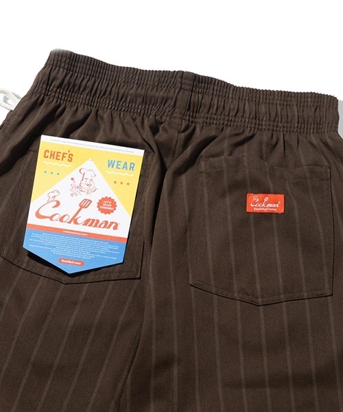 COOKMAN(クックマン)の「Cookman クックマン シェフパンツ Chef Pants Stripe Muddy Coffee(その他パンツ・メンズ・ダークブラウン・MEDIUM/LARGE)」の7枚目の写真