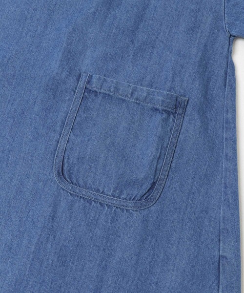 URBAN RESEARCH DOORS（アーバンリサーチドアーズ）の「『WEB/一部店舗限定』デニムミニワンピース(KIDS)（ワンピース・キッズ・ワンウォッシュ/インディゴブルー・150）」の10枚目の写真