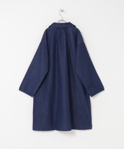 URBAN RESEARCH DOORS（アーバンリサーチドアーズ）の「『WEB/一部店舗限定』デニムミニワンピース(KIDS)（ワンピース・キッズ・ワンウォッシュ/インディゴブルー・150）」の3枚目の写真