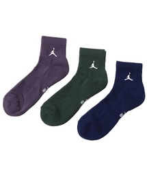 JORDAN BRAND(W[_uh)JORDAN BRAND U J ED CUSH POLY ANKLE 3PR 144 / W[_ uh W[_ ED CUSH POLY AN \bNX 3PR 144 / NIKEySPz(\bNX/C)