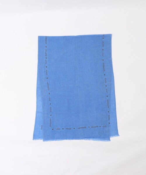 CITRUS（シトラス）の「【CITRUS/シトラス】 メッセージストール（ストール/ショール・レディース・ブラック/ライトブルー/ライトグレー・FREE）」の15枚目の写真