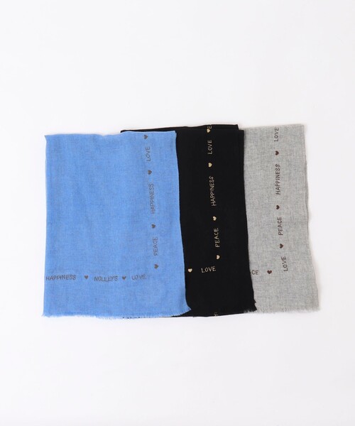 CITRUS（シトラス）の「【CITRUS/シトラス】 メッセージストール（ストール/ショール・レディース・ブラック/ライトブルー/ライトグレー・FREE）」の19枚目の写真