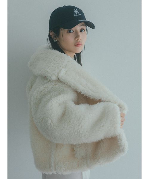 セール】ボアショートコート（ムートンコート）｜SNIDEL（スナイデル