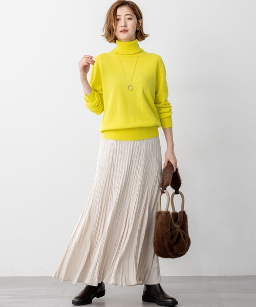 セール】【洗える】クラッシュ プリーツ ジョーゼット スカート