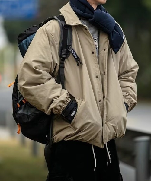 JOHNNY WOLF（ジョニーウルフ）の「CAMAEL オーバーサイズ バルーン エコ ダウンコート（ダウンジャケット/コート・メンズ・ベージュ/カーキ/ブラック・M/L/XL）」の10枚目の写真