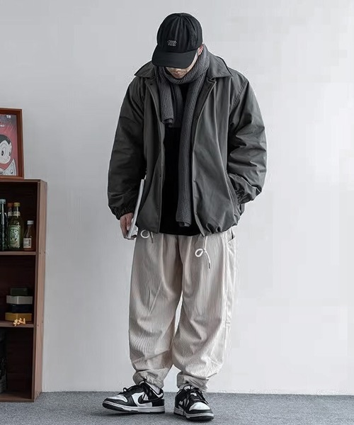 JOHNNY WOLF（ジョニーウルフ）の「CAMAEL オーバーサイズ バルーン エコ ダウンコート（ダウンジャケット/コート・メンズ・ベージュ/カーキ/ブラック・M/L/XL）」の22枚目の写真