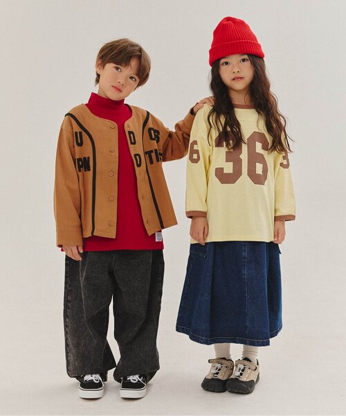 BREEZE（ブリーズ）の「【リンク/WEB限定/ジュニア対応】 サイドポケットスカート（スカート・キッズ・ベージュ/ブルー・90/100/110/120/130/140）」の12枚目の写真