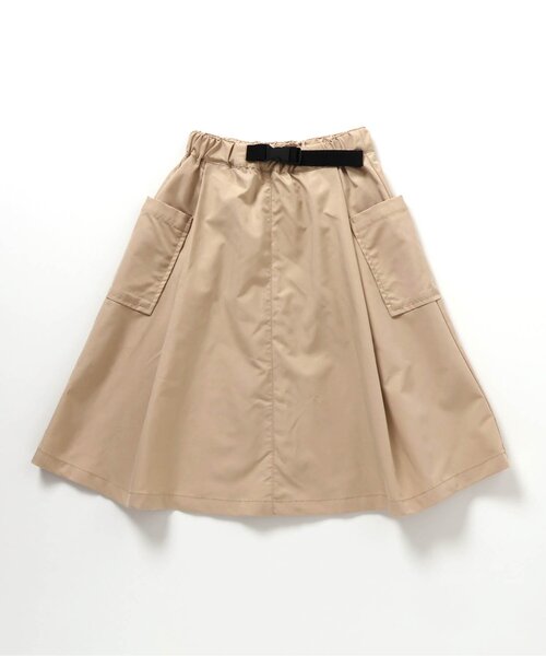 BREEZE（ブリーズ）の「【リンク/WEB限定/ジュニア対応】 サイドポケットスカート（スカート・キッズ・ベージュ/ブルー・90/100/110/120/130/140）」の3枚目の写真