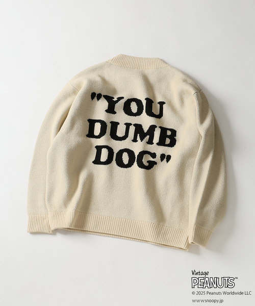 Vintage PEANUTS（ビンテージピーナッツ）の「PEANUTS / ピーナッツ 別注 ダブル ジャガードニット（ニット/セーター・メンズ・ブラウン/グリーン/アイボリー/ブラック・LARGE/MEDIUM）」の19枚目の写真