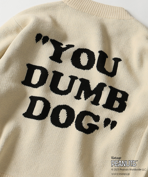 Vintage PEANUTS（ビンテージピーナッツ）の「PEANUTS / ピーナッツ 別注 ダブル ジャガードニット（ニット/セーター・メンズ・ブラウン/グリーン/アイボリー/ブラック・LARGE/MEDIUM）」の20枚目の写真