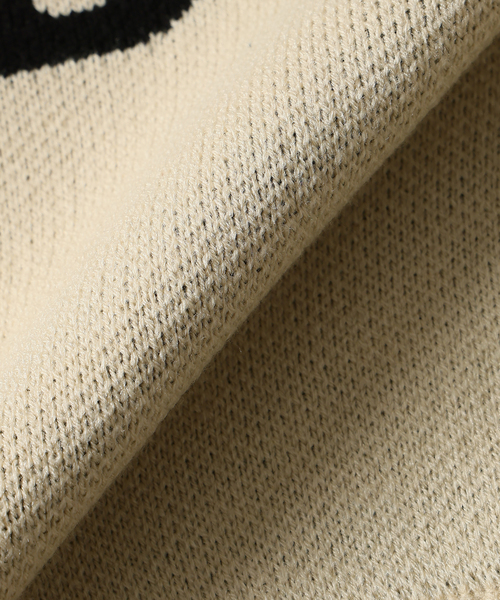 Vintage PEANUTS（ビンテージピーナッツ）の「PEANUTS / ピーナッツ 別注 ダブル ジャガードニット（ニット/セーター・メンズ・ブラウン/グリーン/アイボリー/ブラック・LARGE/MEDIUM）」の11枚目の写真