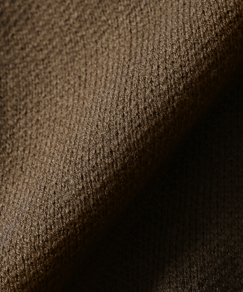 Vintage PEANUTS（ビンテージピーナッツ）の「PEANUTS / ピーナッツ 別注 ダブル ジャガードニット（ニット/セーター・メンズ・ブラウン/グリーン/アイボリー/ブラック・LARGE/MEDIUM）」の5枚目の写真