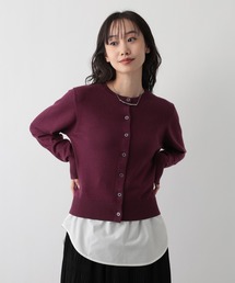 FOUND GOOD | メンカシミヤクルーニットカーデ(カーディガン/ボレロ)