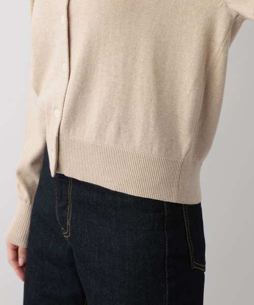 FOUND GOOD（ファウンドグッド）の「綿カシミヤクルーニットカーデ（カーディガン/ボレロ・レディース・レッド系8/ベージュ/グレー系2/ブラック・L/M）」の17枚目の写真