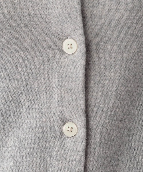 FOUND GOOD（ファウンドグッド）の「綿カシミヤクルーニットカーデ（カーディガン/ボレロ・レディース・レッド系8/ベージュ/グレー系2/ブラック・L/M）」の20枚目の写真